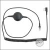 PTT Einheit für Begadi HS1 Headset, 2 Pin, für Midland PMR Funk, schwarz