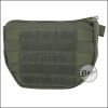 Begadi Plattenträger Front Tasche für Kummerbund / Frontflap, auch mit Belt tragbar, olive