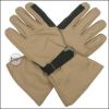 BE-X Mikrofaser Handschuhe, lange Stulpe,  (100% Polyester) - khaki