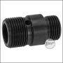 Begadi Stahl Silencer Adapter für GBBs - 12mm CCW auf 14mm CCW, lange Version