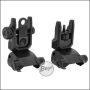Begadi Picatinny Rear & Front Sight Bundle "Universal", aus Polymer - schwarz