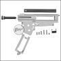 Begadi V3 Gearbox Shell Set mit FSWS, Springguide & Schrauben