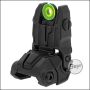 Begadi FlipUp Rear Sight mit Lichtsammler / Fiber Optik (grün)