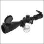 Begadi SharpAim Riflescope 4-16 x 42 incl. sun visor, Killflash, FlipUp Covers & mount