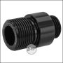 Begadi CNC Stahl Silencer / Gewinde Adapter 11mm CW GBB auf 14mm CCW, brüniert