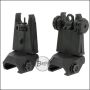 Begadi Picatinny Rear & Front Sight Bundle "High Profile", aus nylonverstärktem Polymer - schwarz