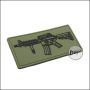 Begadi 3D Abzeichen "HW4 Sopmod", Classic, aus Hartgummi, mit Klett - olive