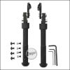 Begadi "Hercules" Bipod, Sidemount Edition, for M-LOK &amp; Keymod Systems -black-