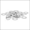 Begadi Shim Set with laser engraving 0.10mm x 30 pieces, outer diameter 7mm