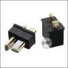 BEGADI Mini (!) DEAN / T-connector set (male + female) -black-