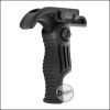 Begadi Quick Release Hand Shape Front Grip - Black