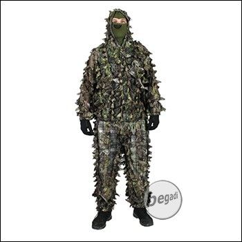 BE-X Ultraleicht Ghillie "Natural Blind© 3D", (100% Polyester) - grün