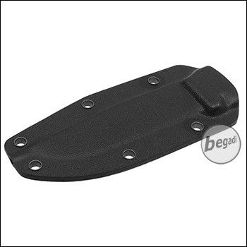 Ersatz Kydex Scheide für BE-X Allemans Messer - Bushcraft & Tactical Edition , schwarz - oder für DIY Messerbau