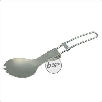 BE-X Titan Spork für Airsoft & Outdoor – Leichtes Besteck für Rationen
