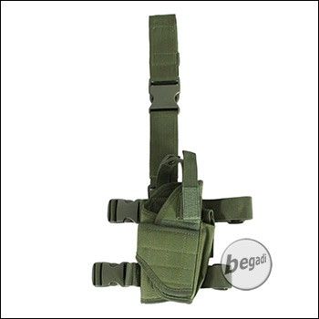 PHX Beinholster / Oberschenkel Pistolen Holster, voll verstellbar - olive