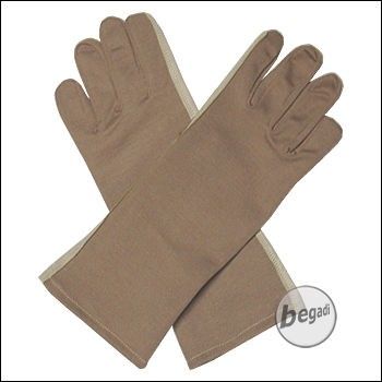 BE-X NOMEX Handschuhe, lang, TAN (100% Polyester) - Gr. XXL