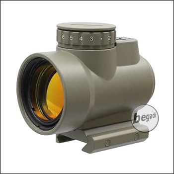 Begadi 1x25 Short Dot -mit niedriger Montage- TAN (Shock-Proof)