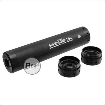 Begadi Supersonic 556 Modular Silencer aus Aluminium - 14mm CCW + CW, 24mm AK CW