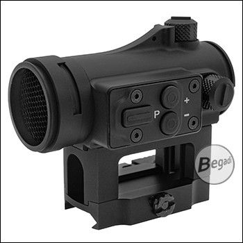 Begadi ZV-1 Mod High / Low Reddot mit Schnellauswahl, Killflash & FlipUp Covers (Shock-Proof) -schwarz-