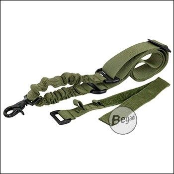 Begadi 1-Punkt Rifle Sling, multi, mit Adapter "GEN 2"- olive