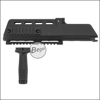 S&T ST316 / MOD36 / G60 K Nylon Handguard mit 3 abnehmbaren Rails & RIS Griff