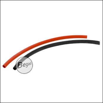 Begadi Schrumpfschlauch Set 3,2 mm -rot/schwarz- (je 12cm)