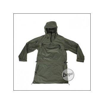BE-X Softshell Scout Anorak "Forest Walker", lautlos, atmungsaktiv und wasserdicht, olive (100% Polyester) -GR. S
