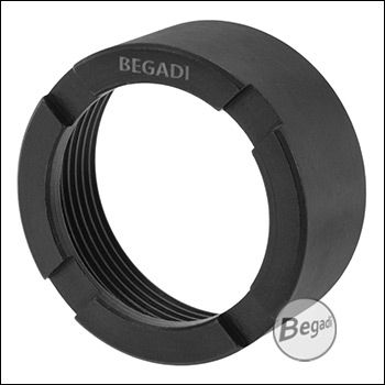 Begadi Barrel Nut für E&C / Begadi Sport / Cyma MK18 (S)AEGs sowie kompatible Serien mit passender Aufnahme