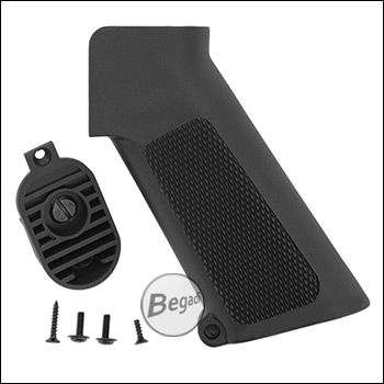 E&C M4 / M16 / SR25 "Classic Style" Nylon Pistolengriff -schwarz-