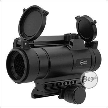 Begadi M4R Red Dot Sight (rot + grün) inkl. Killflash und FlipUp Covers (Shock-Proof)