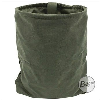 Begadi Dump Pouch, rollbar, mit Stahldraht verstärktem Rand & Schneeschürze, olive