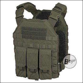 Begadi Plattenträger "LIGHTWEIGHT" (Set inklusive SAPI Dummys), olive - Größe XL