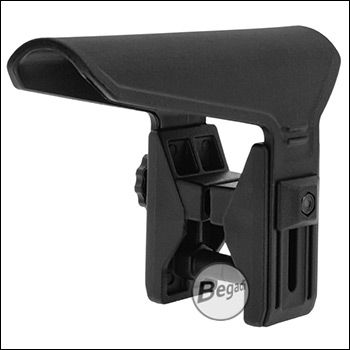 Verstellbare Wangenauflage für Begadi Universal M4 Schaft "Kinsman", aus nylonverstärktem Polymer - schwarz