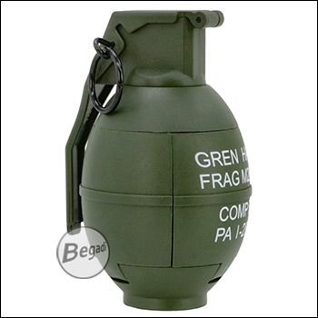 Begadi ECO Granaten Attrappe / Dummy, mit Funktion - "M26A1 Egg"