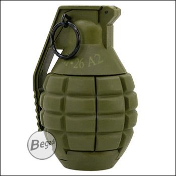 Begadi ECO Granaten Attrappe / Dummy, mit Funktion - "M26A2 Pineapple"