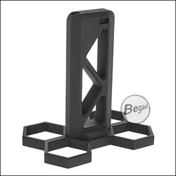 FanzLap High Grade 3D Druck Waffenständer, made in Germany, - für M4 / AR15 / M16 / Scar L - matt schwarz-