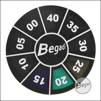 Begadi Thermo Sticker, 0-40°C, Ø 4cm - rund