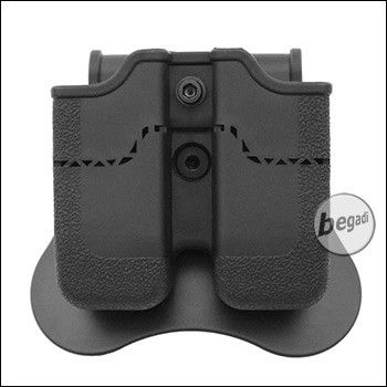 AMOMAX Paddle Hartschalen Magazintasche für USP / PPQ / VP9 / PX4 / P30 etc. [AM-MP]