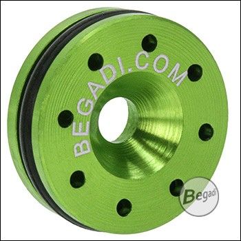 Begadi CNC Alu Pistonhead mit Ventilation für GBB Kurzwaffen (14.5mm Version) -grün-