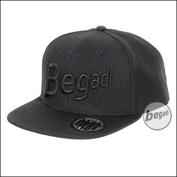 BEGADI "New Era" Cap, snapped (100% Baumwolle) - schwarz