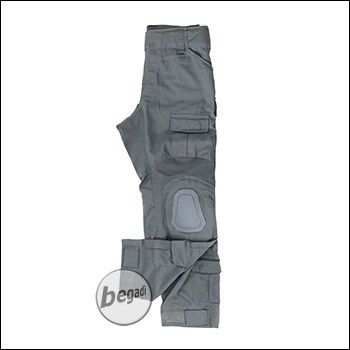 Invader Gear Predator Hose, Wolf Grey / Grau, (65% Baumwolle / 35% Polyester) - Gr. S