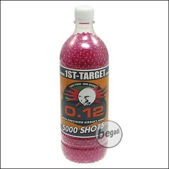 5.000 1ST TARGET DELIGHT Airblister 6mm Airsoft BBs, lila, für Indoor Softair 0,5J und Spring Granaten, 0,12g 