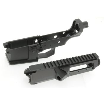 Cyma CM.098 / SR25 / MOD 25 Upper & Lower Receiver, schwarz (neu - blanko) -Bundle-