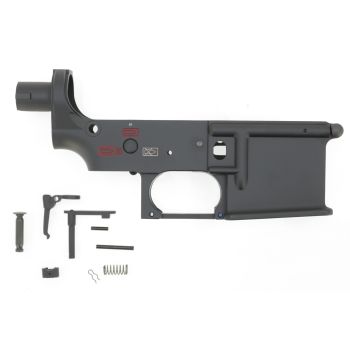 E&C MOD 416 Style (S)AEG Metall Lower Receiver, neu - inkl. Mag Catch, Bolt Catch, Pin etc.  -schwarz-