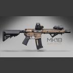 Daniel Defense MK18 Burnt Bronze Build Wallpaper 2