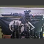 Dank der Stufelosen Höhenverstellung kann man das absehen sehr zentrieren. Kombi X FORCE REDDOT.