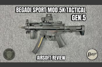 REVIEW: BEGADI Mod5K Tactical MP5k S-AEG (CM.041K)