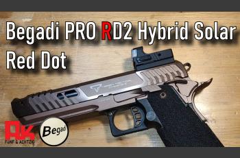 Begadi PRO RD2 Hybrid Solar Red Dot