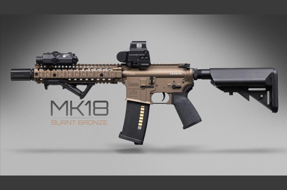 Daniel Defense MK18 Burnt Bronze Build Wallpaper 3