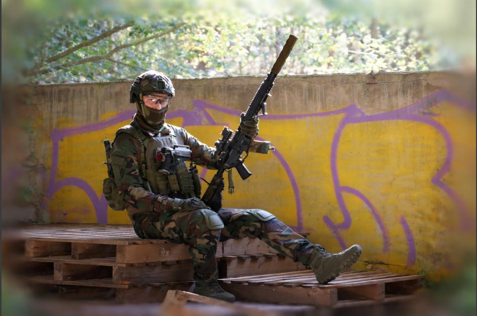 Mein aktuelles Gear mit der Begadi M4 Sport "SD DMR" -GEN.5-